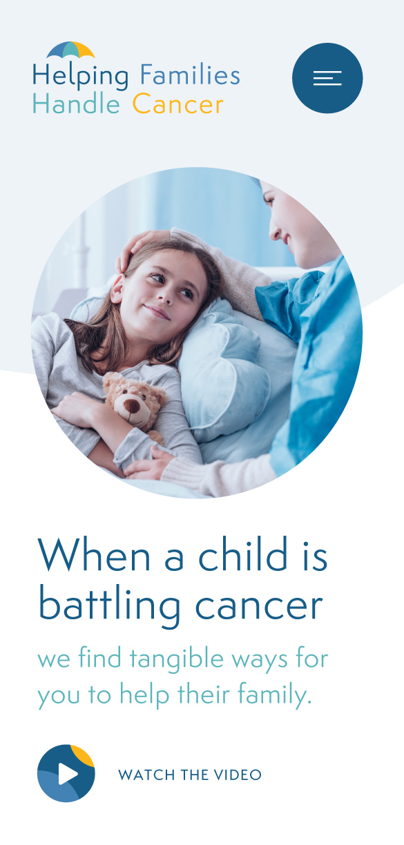 Helping Families Handle Cancer - Mobile website