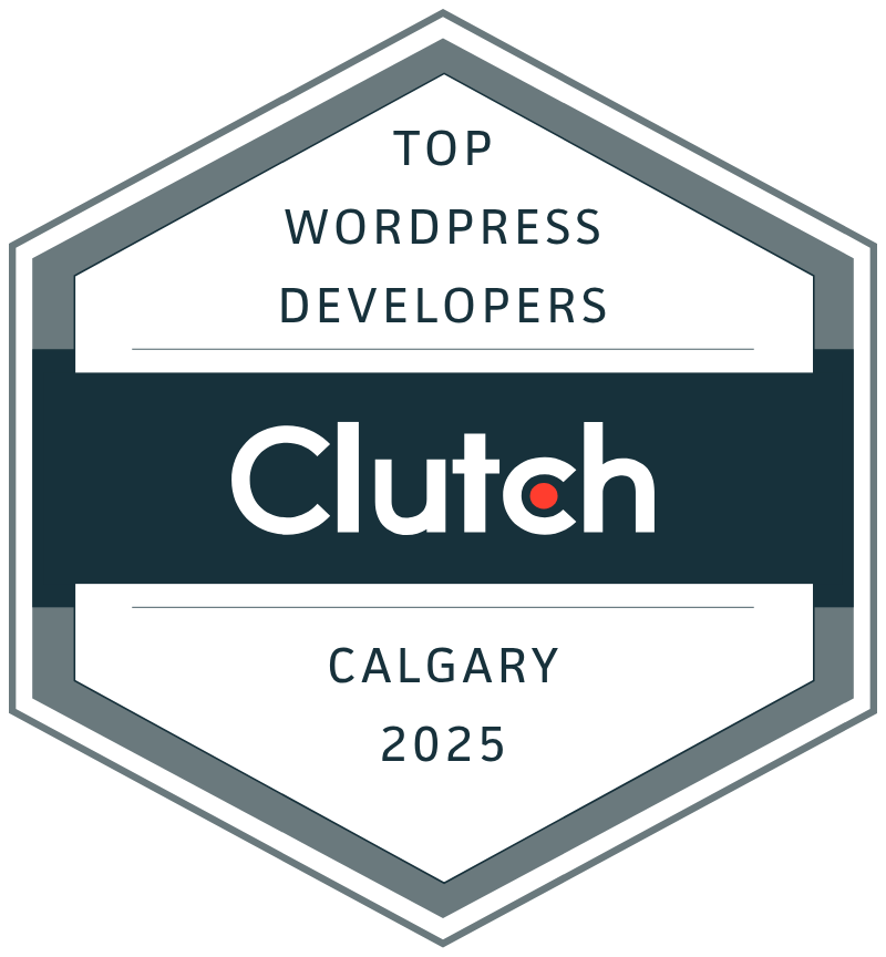 Top WordPress Developers Calgary Clutch Award Badge