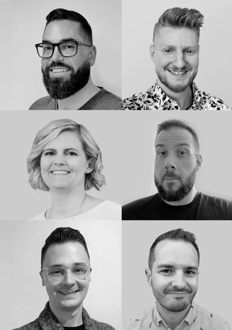 Headshots of the True Market team